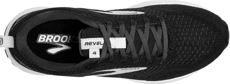 Brooks Men's Revel 4 - Black/Silver UK 11.5-4